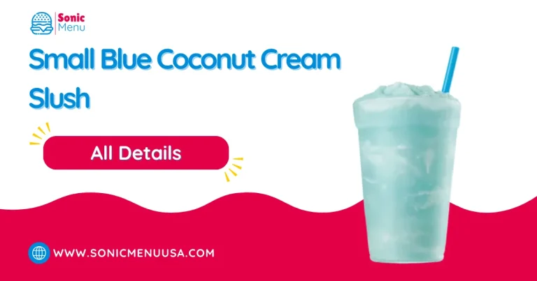 Small Blue Coconut Cream Slush