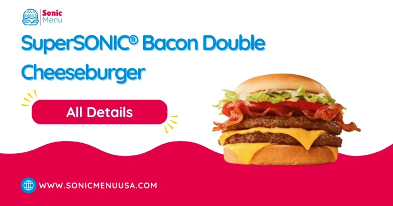 SuperSONIC® Bacon Double Cheeseburger