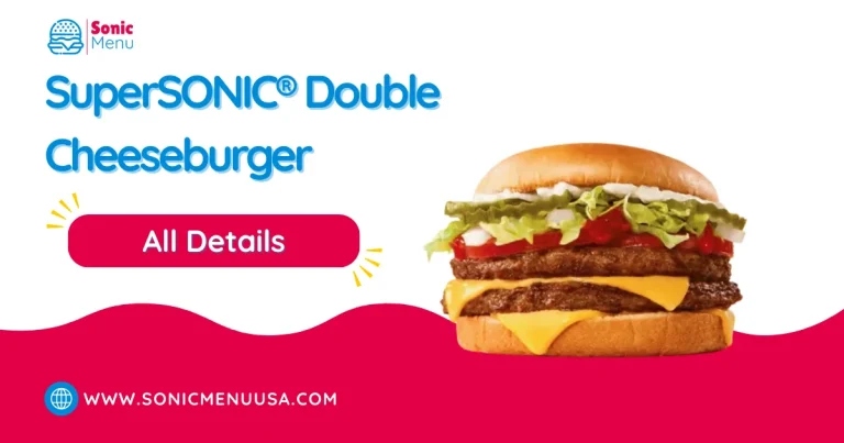 SuperSONIC® Double Cheeseburger